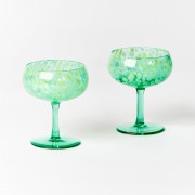 Bonnie and Neil | Coupes | Dots | Green | Set of 2